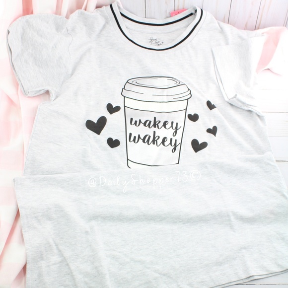 Other - Wakey Wakey Coffee T-Shirt Nightgown
